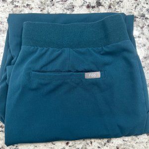 FIGS Women's Caribbean Blue Cordoba - Cargo Scrub Pants - L